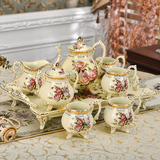 下午茶杯套装英式 欧式茶具茶壶茶杯整套美式陶瓷咖啡杯具咖啡壶