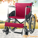 可孚轮椅 折叠轻便老人手推车残疾人便携轮椅代步车免充气免安装