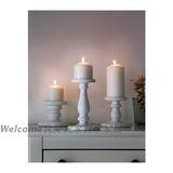 宜家代购◆IKEA 埃尔萨塔 阔形蜡烛台, 白色灰色 多尺寸可选