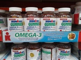 加拿大直邮Omega3小铁人儿童鱼油软糖双倍DHA200粒