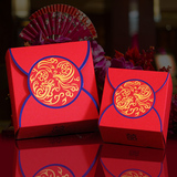 菲寻 中国风创意纸盒喜糖盒子 方形结婚糖果盒包装婚庆婚礼回礼盒