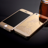 LUPHIE苹果5s钢化膜iPhone5S玻璃膜前后背se高清手机保护贴膜防爆
