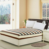 席梦思床垫保护床套 纯棉床笠单人1.2米1.8全棉条纹床罩单件1.5m