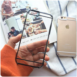 港风 苹果6s手机壳iPhone6/plus/5s/SE保护套创意透明超薄防摔潮
