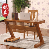 龙森 现代简约实木书桌电脑桌家用白橡木学习台式桌书法桌书桌