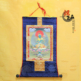 唐卡挂画装饰画 藏族佛教印刷烫金佛像唐卡 厂家批发 多款可选