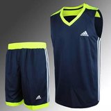 新款吸汗透气篮球服阿迪达斯Adidas篮球比赛队服训练服包邮包印号