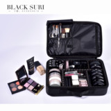 韩国新款专业化妆包化妆箱跟妆收纳盒大号大小容量硬刷套潮