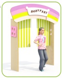 幼儿园 区角区域组合柜门面  区角柜的入口 收纳架 樟子松玩具柜