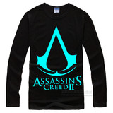 刺客信条长袖T恤Assassin's Creed动漫学生男女春秋纯棉打底衫