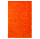 北京宜家IKEA代购翰蓬长绒地毯橙色80*80cm 133*195cm
