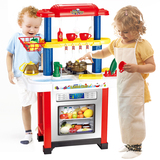 儿童玩具 塑料过家家角色扮演厨房玩具 仿真厨具餐具做饭X2I