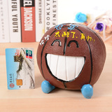 树脂卡通可爱表情大号硬币储蓄钱罐时常 热卖韩国创意篮球存钱罐