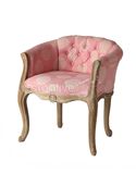 可立特Creative Home 家居饰品 美式乡村 粉色橡木单人沙发椅
