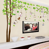 除客厅电视背景墙装饰品贴画超大照片树墙贴卧室床头房间贴纸可移