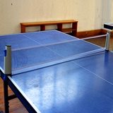 可伸缩乒乓球网架拉伸乒乓球网柱多用型便携式室内外乒乓球网送球