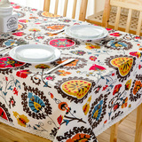 复古北欧式绣花茶几台布长桌欧美餐桌布布艺蕾丝床头柜小桌布和风