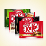 融化变形3包包邮 日本进口零食 雀巢kitkat宇治抹茶巧克力威化饼