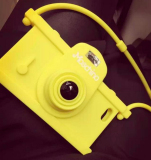 日本代购直邮 Moschino照相机造型iphone6/6s/plus硅胶手机壳套