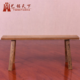 红木家具 中式仿古板凳 实木长方凳 原木古典家具 鸡翅木长板凳