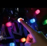 创意电池灯LED七彩吸盘小夜灯家居装饰壁灯 聚会场景布置装饰