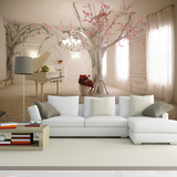 3D壁画墙纸无缝 客厅卧室背景墙布 电视沙发风景壁纸 延伸空间