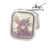 金斯顿品牌 转运紫水晶 化妆镜 折叠 随身 镜子 礼物 JF9154