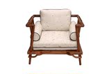 荣麟京瓷沙发组合 刺猬紫檀 新中式 实木双人沙发椅 休闲款家具