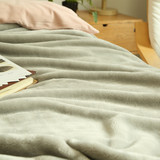 法莱绒毛毯 纯色加厚日系简约 休闲毯午睡毯 珊瑚绒毯沙发毯毯子