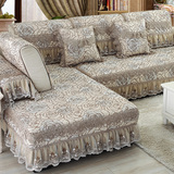 西瓜藤四季布艺欧式沙发垫坐垫椅垫简约现代贵妃全包型沙发套罩新