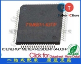 71M6511-IGT/F IC ENERGY METER RESIDENT 64-LQFP 71M65