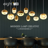 坚果吊灯韩式儿童房服装店创意吧台单头北欧餐厅小吊灯酒吧饭厅灯