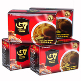 越南中原G7纯速溶咖啡 黑咖啡30g*4盒组合g7速溶咖啡