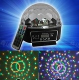 特价声控LED水晶球 声控6色水晶球 KTV包房灯光 MP3遥控水晶魔球