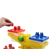 四喜人小熊科学天平玩具 儿童桌面游戏 早教益智砝码平衡宝宝识数