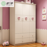 儿童衣柜儿童房女孩卧室套房家具组合收纳置物储物衣橱3门衣柜
