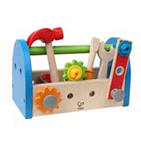 德国hape过家家玩具工具箱E3001儿童宝宝益智木制智力拼装送礼佳?