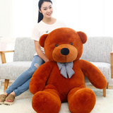 大号毛绒熊玩具公仔 抱抱熊猫娃娃 1米1.2米1.6米泰迪熊狗熊包邮