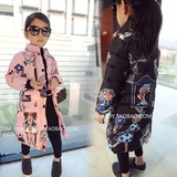 童装女童2015新款冬装韩版儿童长款棉服保暖棉衣外套加厚潮
