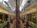 大型商场中庭吊饰商业圣诞球美陈装饰 展厅活动挂饰布置天井吊井