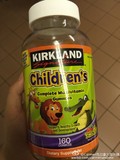 加拿大直邮Kirkland Children's 儿童复合维生素咀嚼片软糖160粒