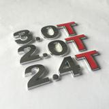 免邮5216斯巴鲁新款XV汽车实心金属3D立体贴排量车标创意数字母