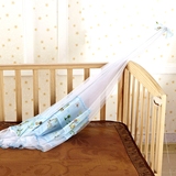 简易免安装婴儿床蚊帐罩子伞型无底可折叠盖帐式宝宝午睡防蚊
