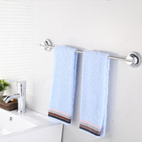 浴室毛巾架强力吸盘不锈钢单杆无痕吸壁式免钉卫生间浴巾挂架子