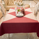 长方形桌布布艺 酒店桌布布料 纯色桌布 会议桌布定做 餐桌桌布