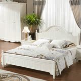 欧式实木床铺法式双人床1.5 1.8米床铺 公主床新古典实木雕刻婚床