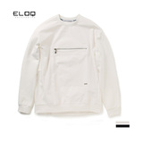 160811春季韩国代购ELOQ男装圆领套头修身卫衣2色