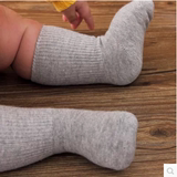 纯棉宝宝袜子春秋冬季全棉松口婴儿袜 新生儿长筒儿童袜0-1-3-5岁