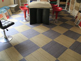 特价沥青丙纶满铺方块地毯纯色卧室客厅办公室宾馆工程50 50块毯