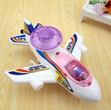热销创意益智拉线飞机发光飞机模型儿童玩具地摊热卖货源批发D-63